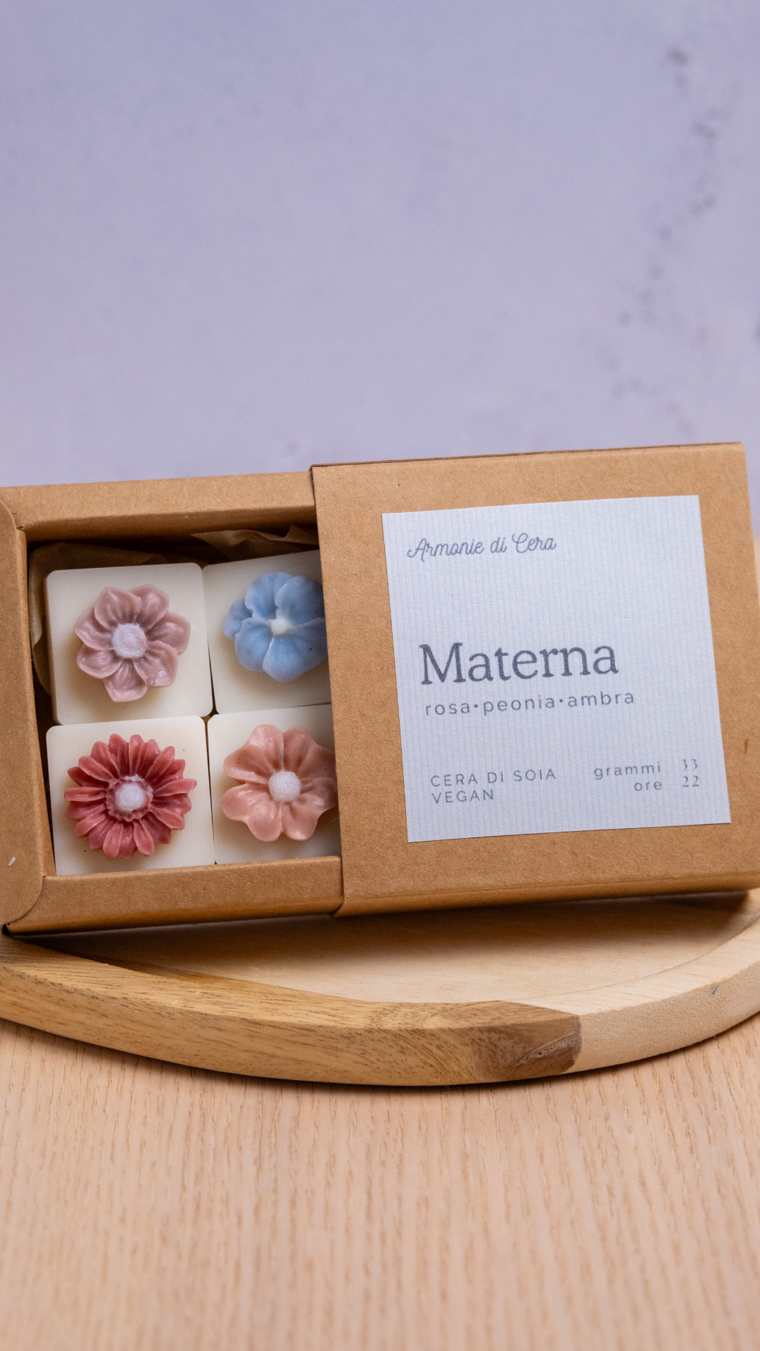 Materna • rosa, peonia, ambra
