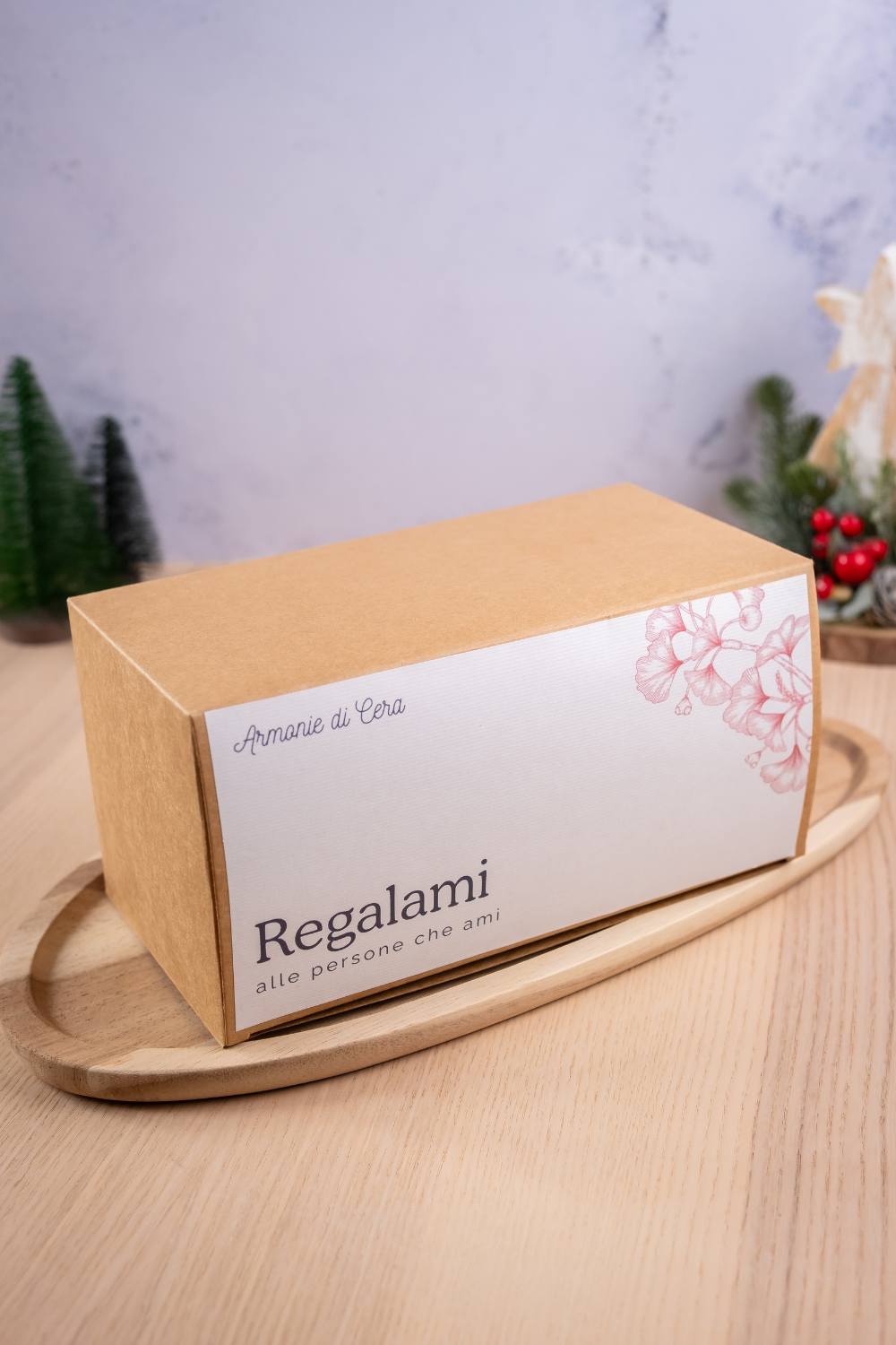 Confezione Bruciatore Babbo Natale + Cubetti Glitter