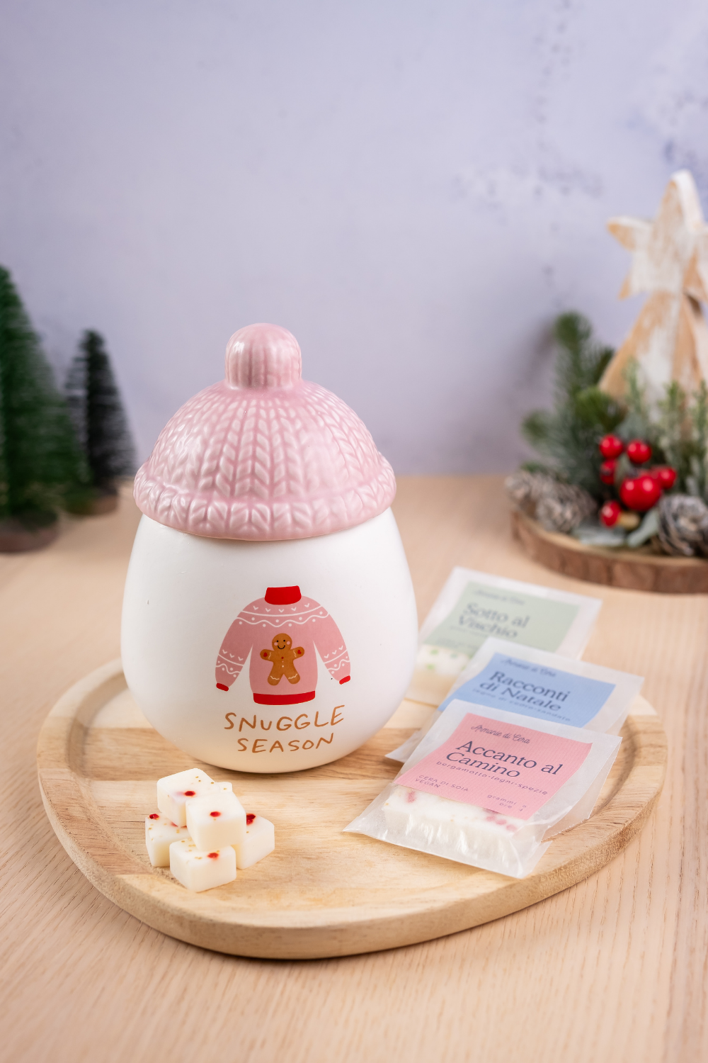 Confezione Maglioncino + cubetti glitter