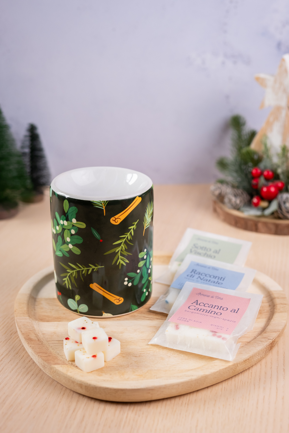 Box Bruciatore con cubetti glitter