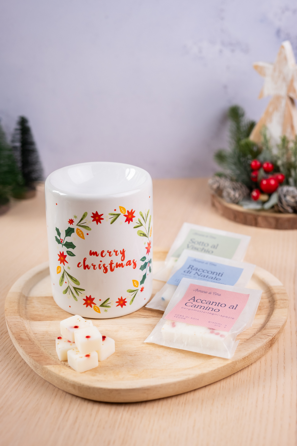Box Bruciatore con cubetti glitter