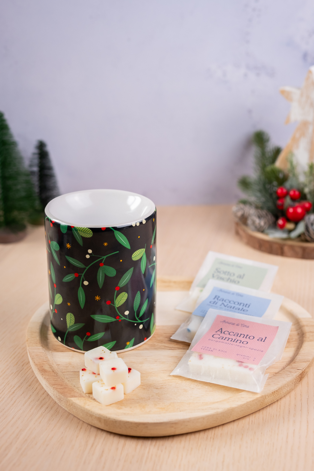 Box Bruciatore con cubetti glitter