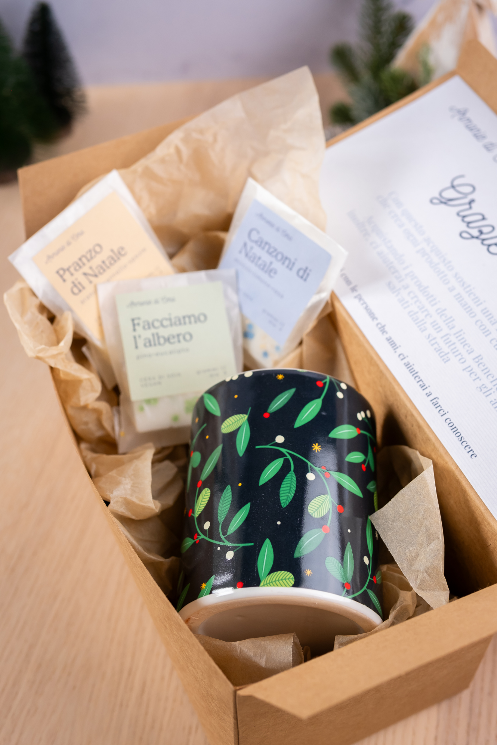 Box Bruciatore con cubetti glitter