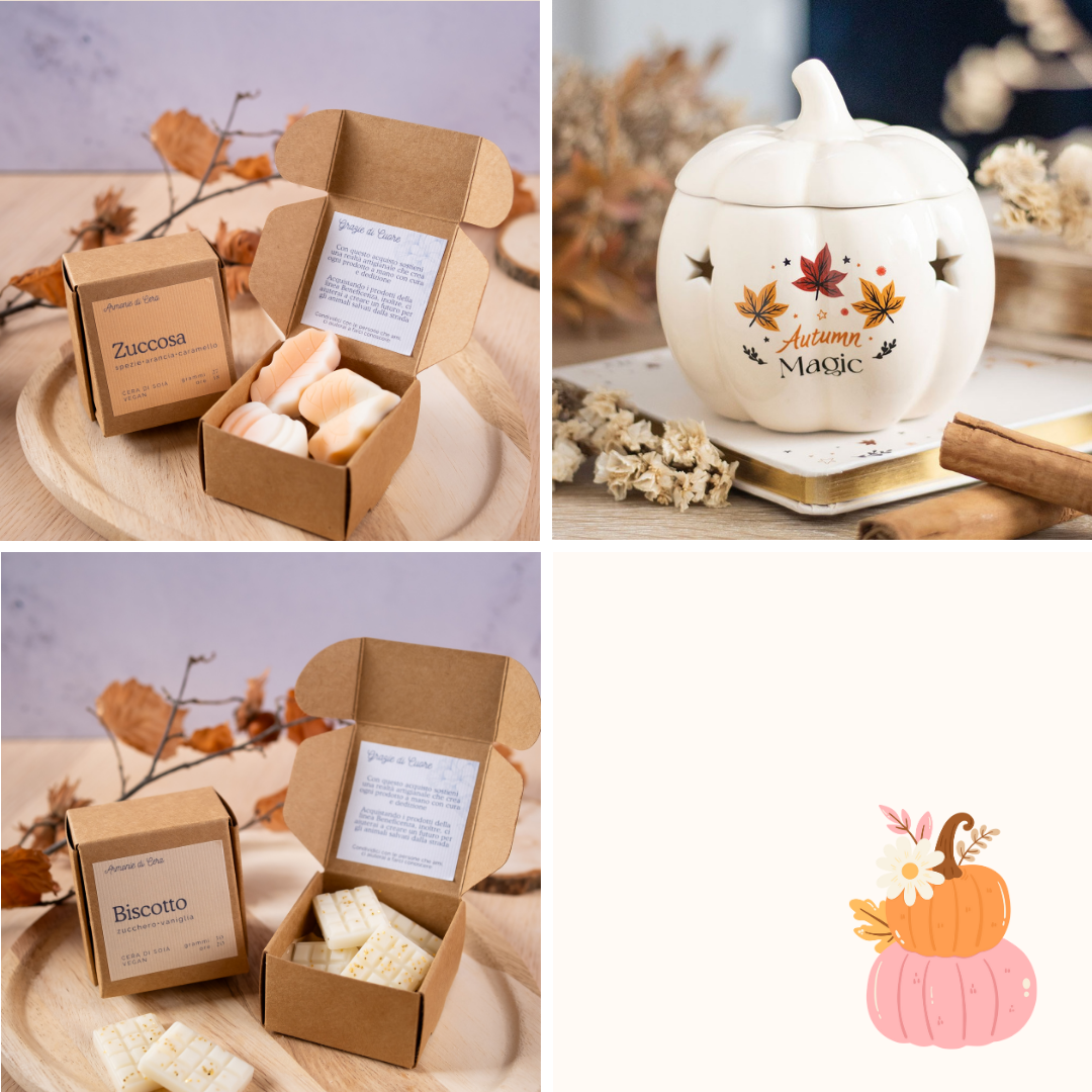 Bruciatore Zucca Autunnale + cialde autunno