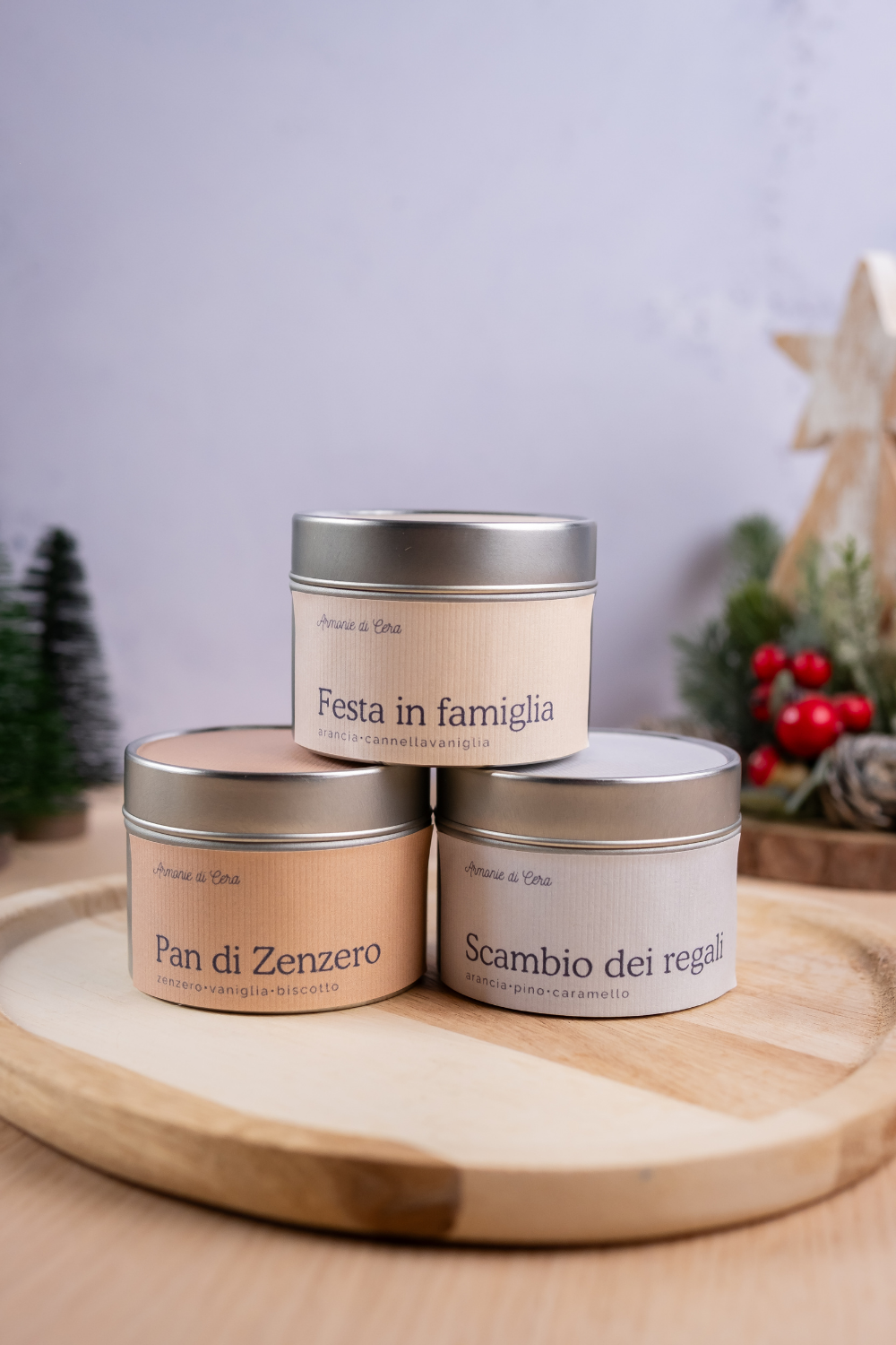 Formine di Natale Lattine Piccole