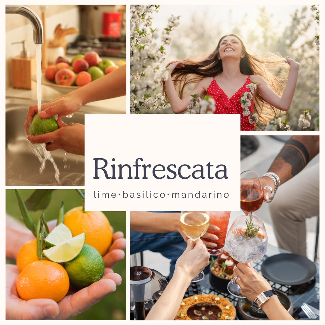 Rinfrescata • lime, basilico e mandarino