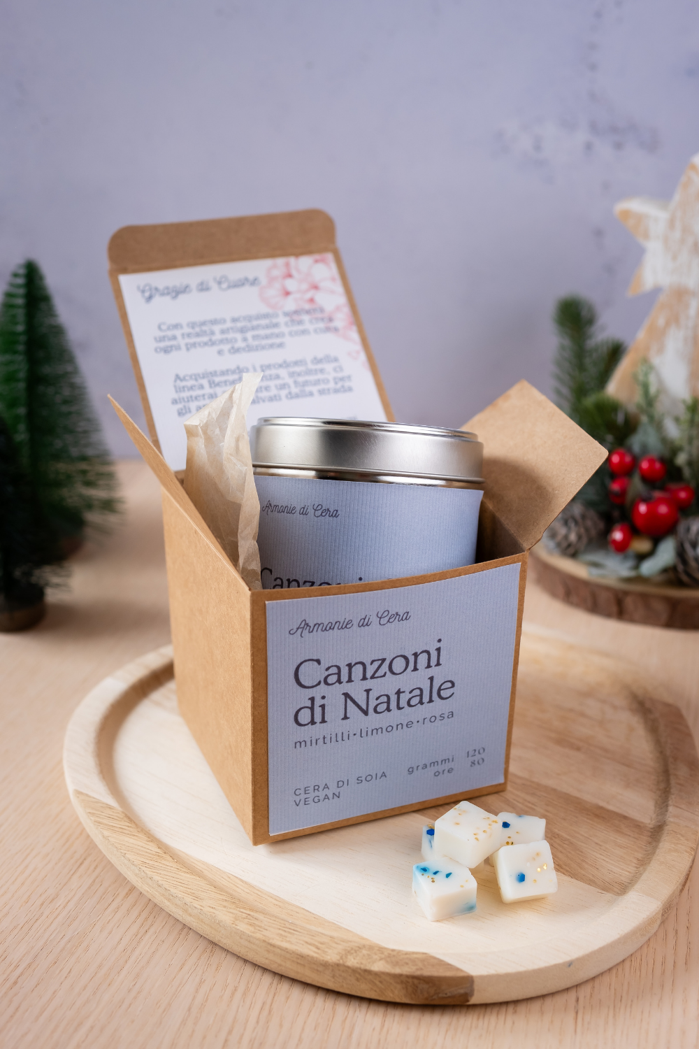 Canzoni di Natale • mirtilli, limone, rosa