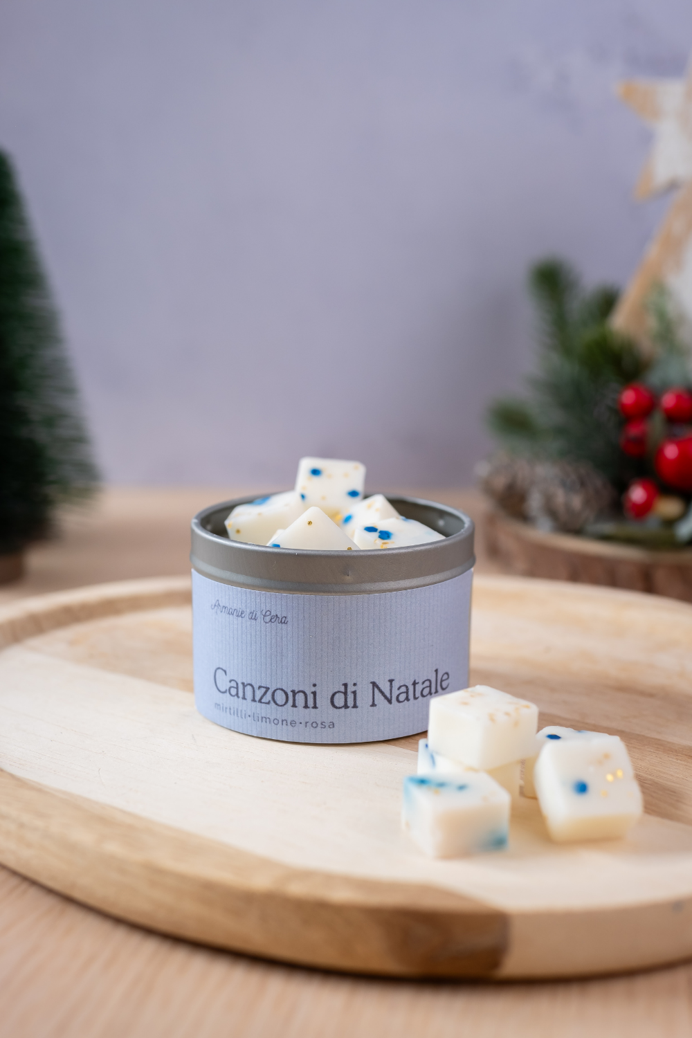 Canzoni di Natale • mirtilli, limone, rosa