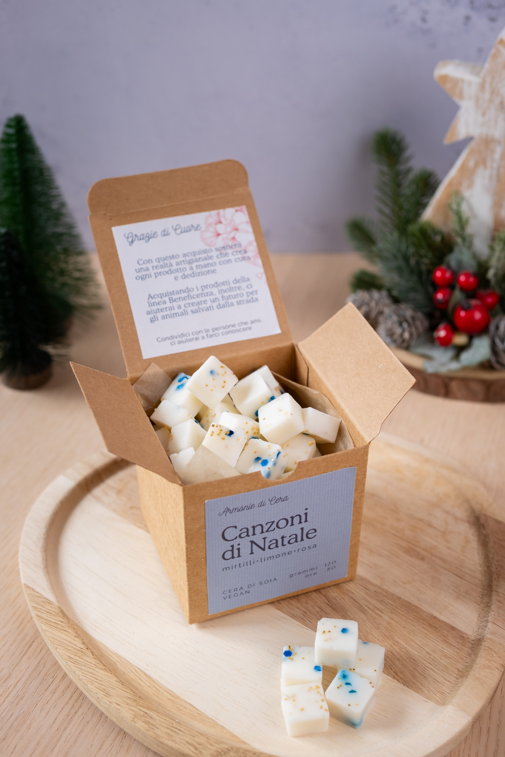 Canzoni di Natale • mirtilli, limone, rosa