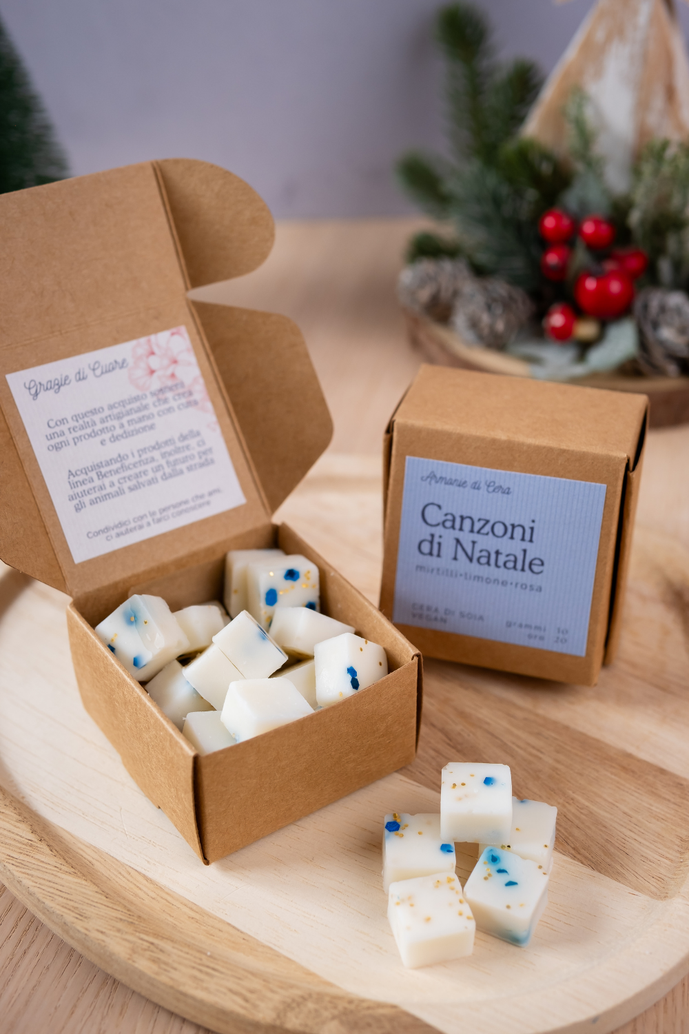 Canzoni di Natale • mirtilli, limone, rosa