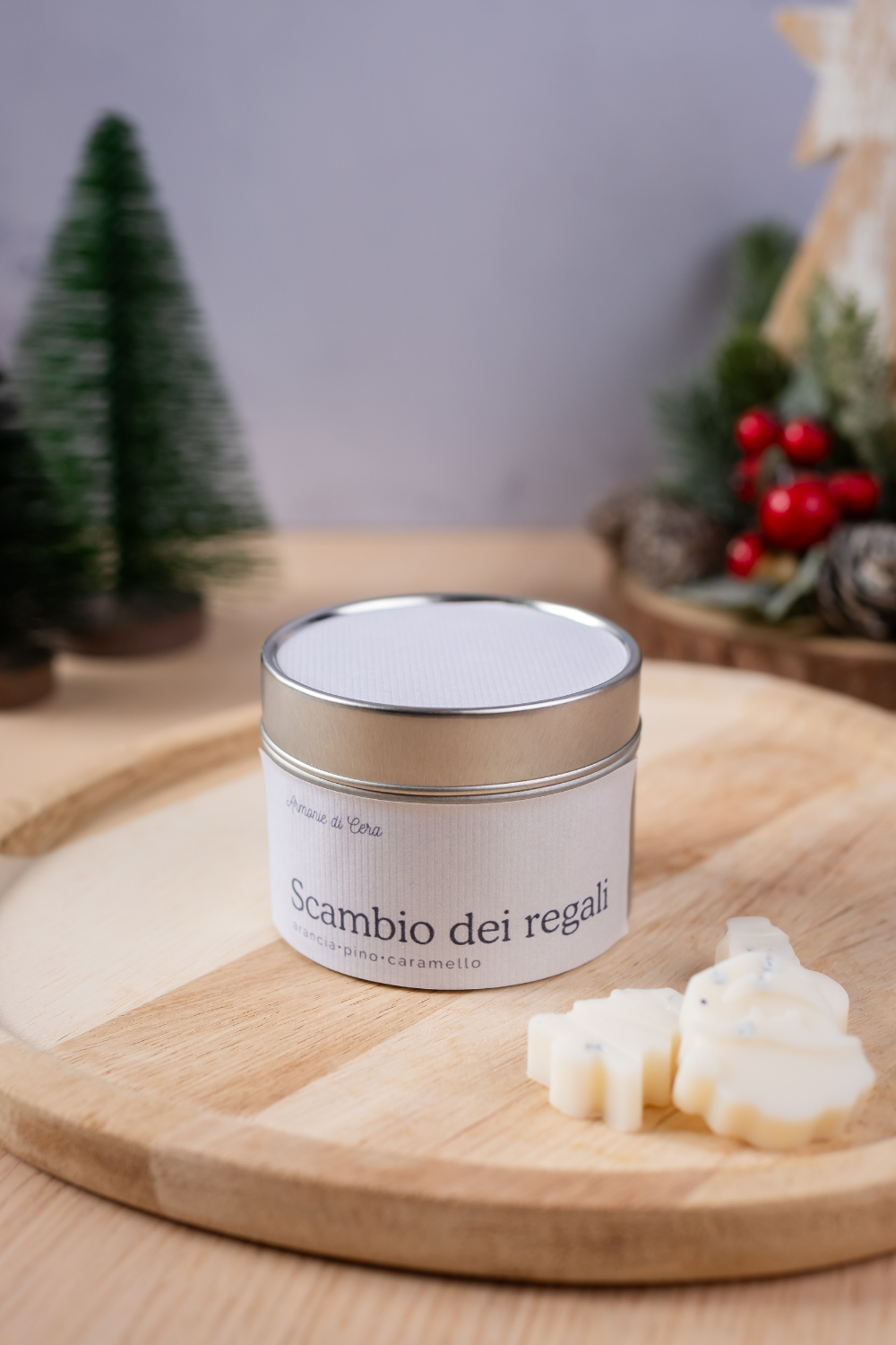 Scambio dei regali • arancia, pino, caramello