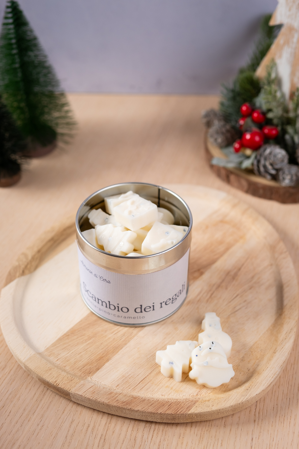 Scambio dei regali • arancia, pino, caramello