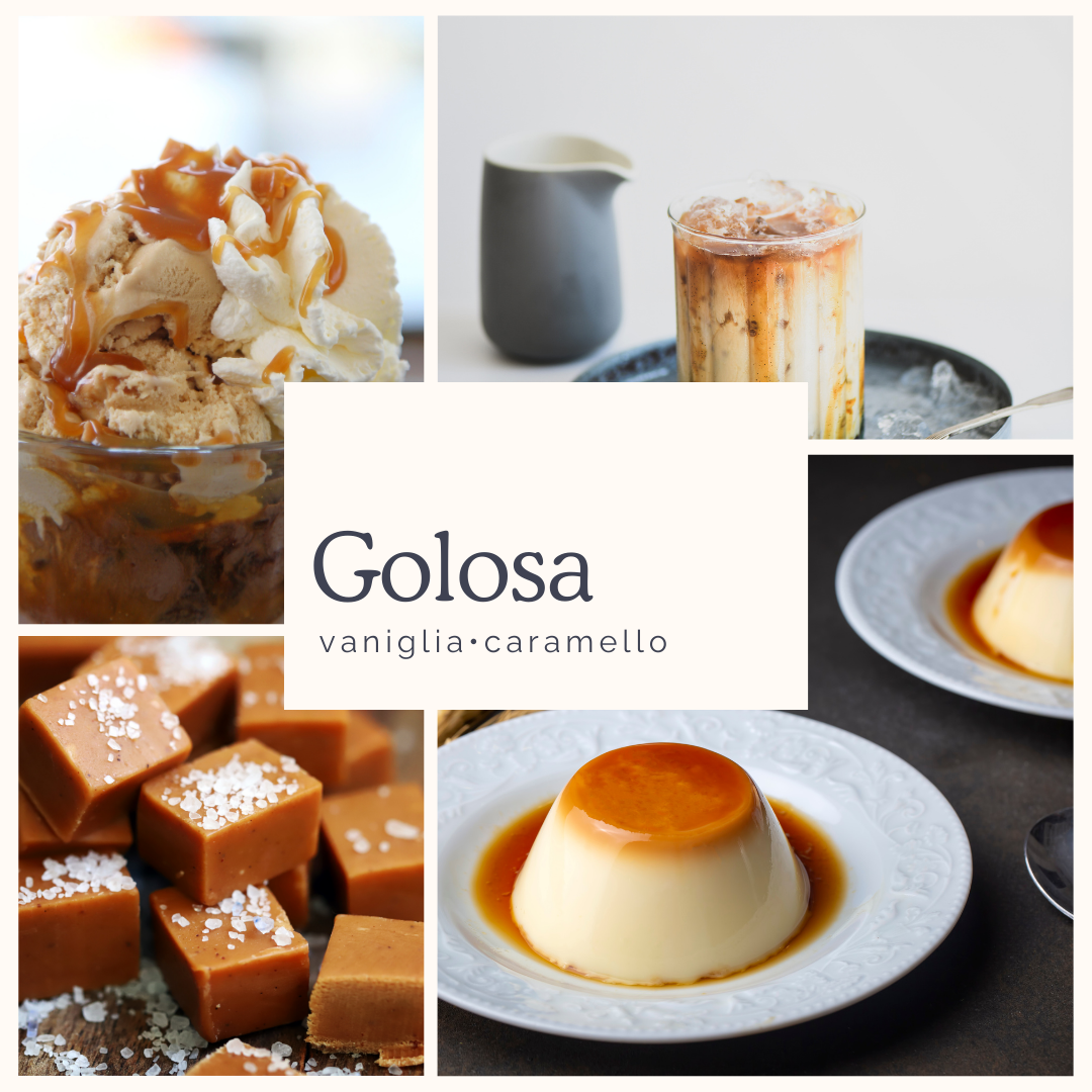 Golosa • vaniglia e caramello