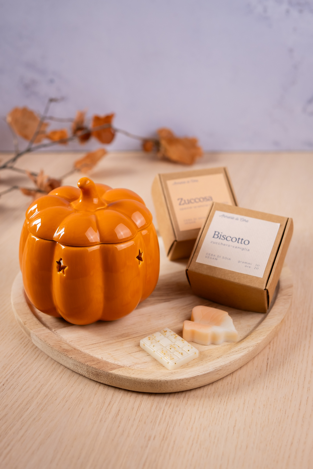 Bruciatore Zucca arancione + Cialde Autunno