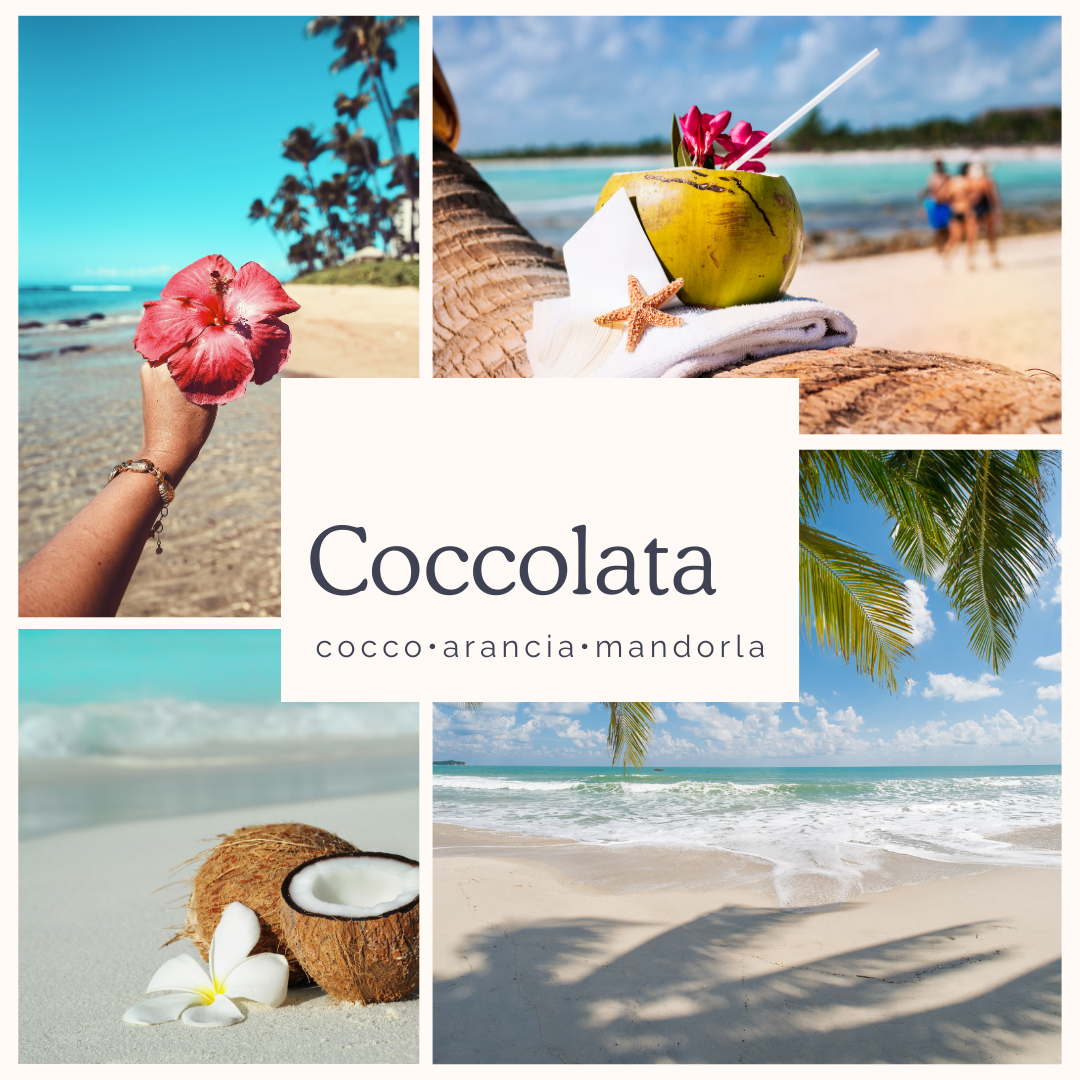 Coccolata • cocco, arancia e mandorla