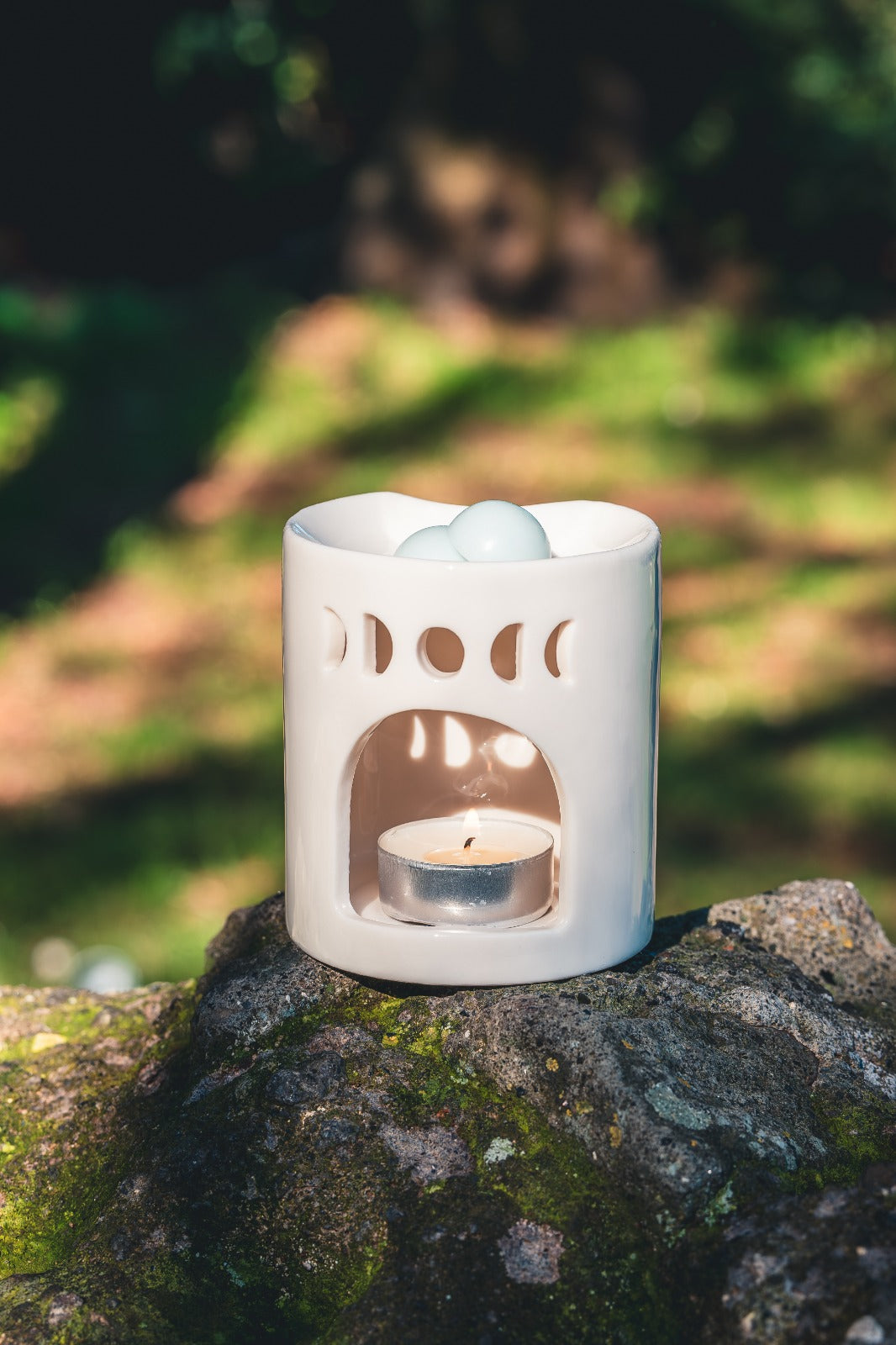 🌙 BOX RITUALE COMPLETO • 3 confezioni 30g + Bruciatore + 3 Candele