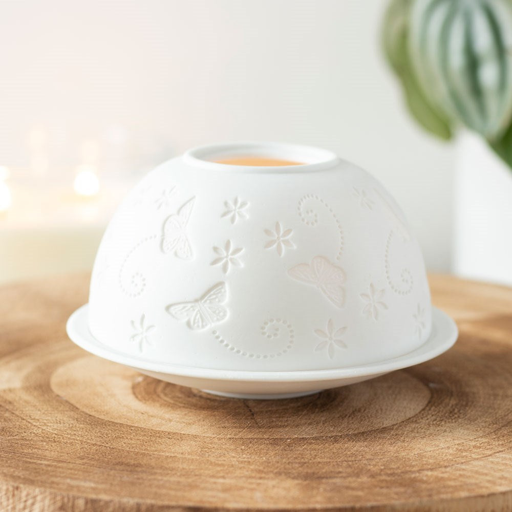 Porta tealight Farfalle