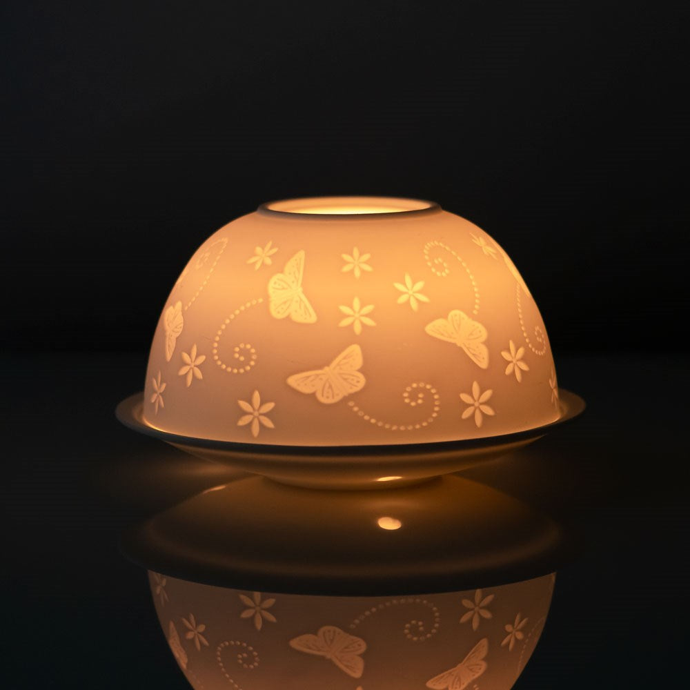 Porta tealight Farfalle