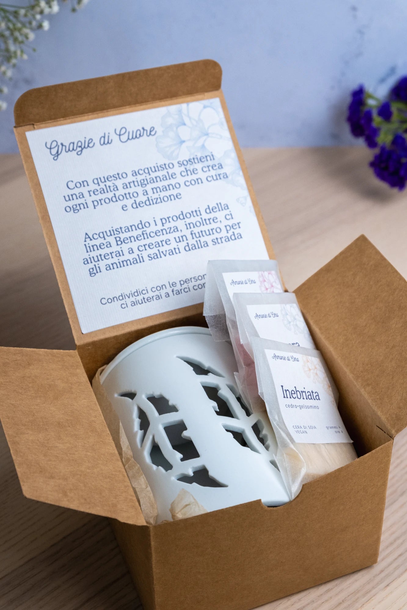 Confezione con Bruciatore e cialde