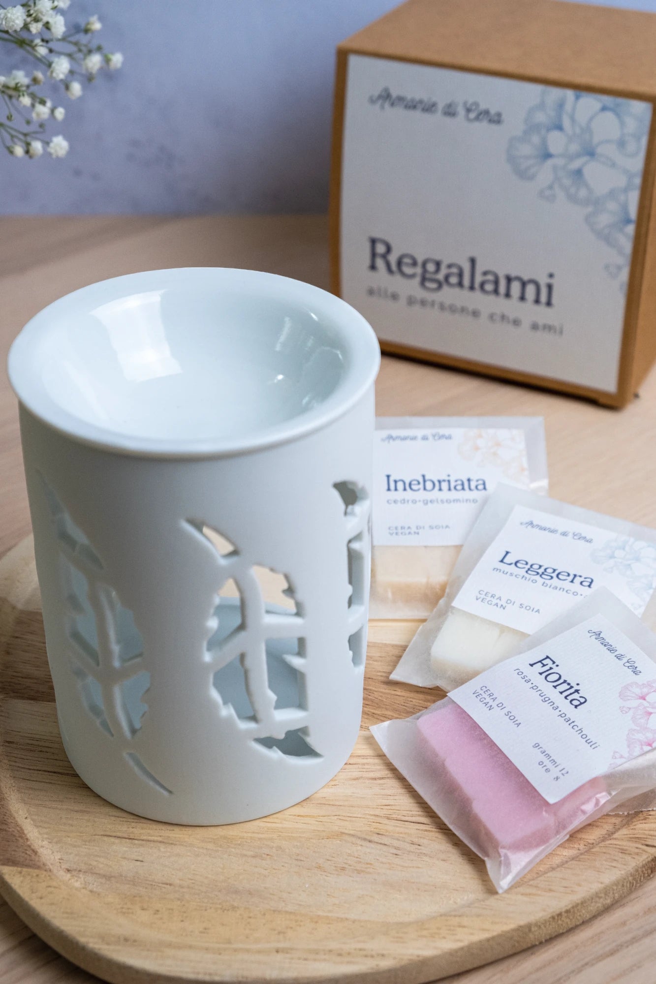 Confezione con Bruciatore e cialde