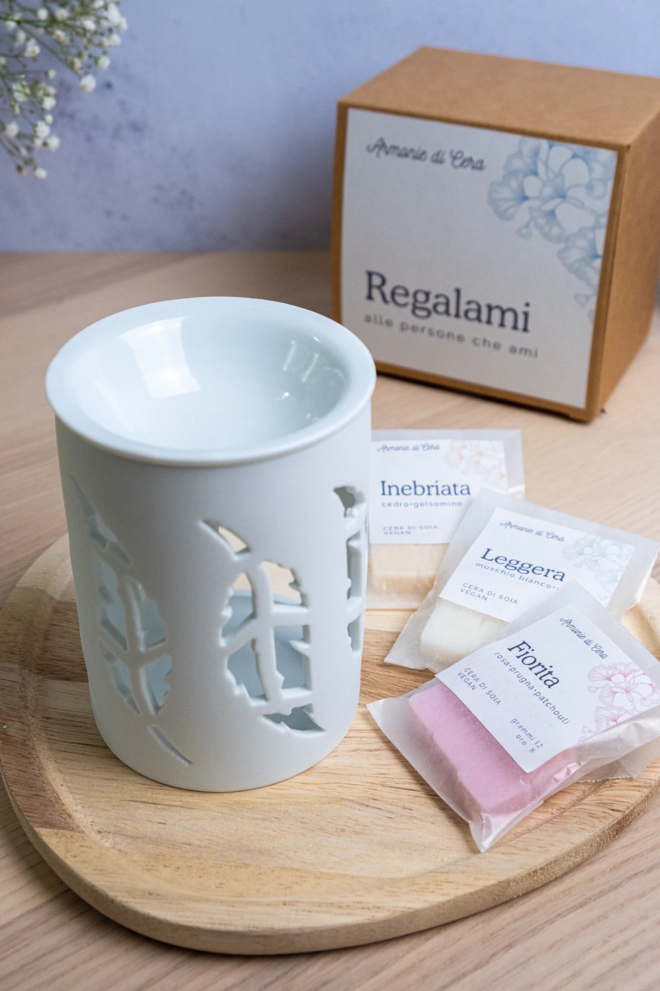 Confezione con Bruciatore e cialde