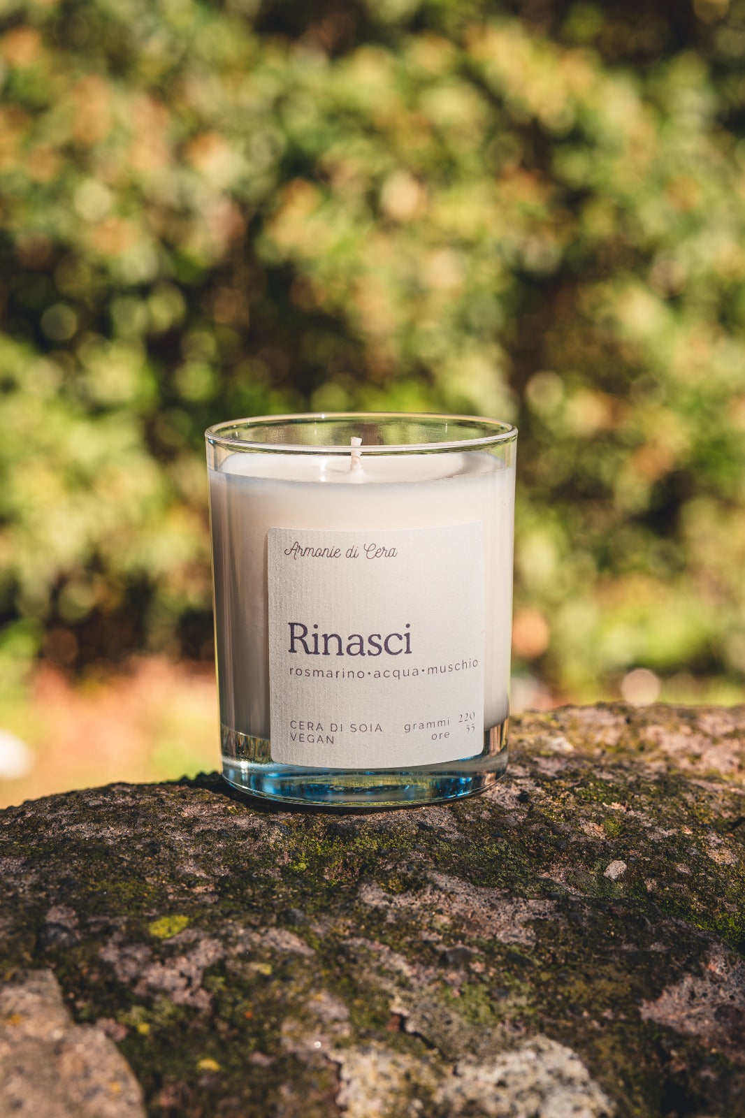 Rinasci • rosmarino, acqua, muschio