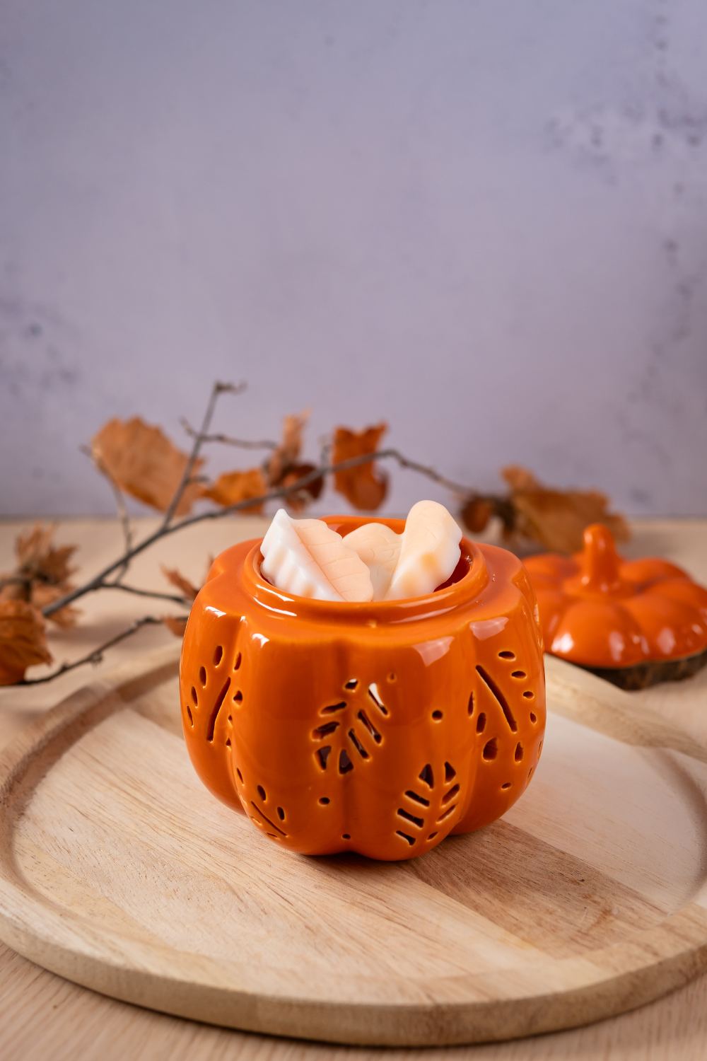 Bruciatore Zucca Traforata + Cialde Autunno