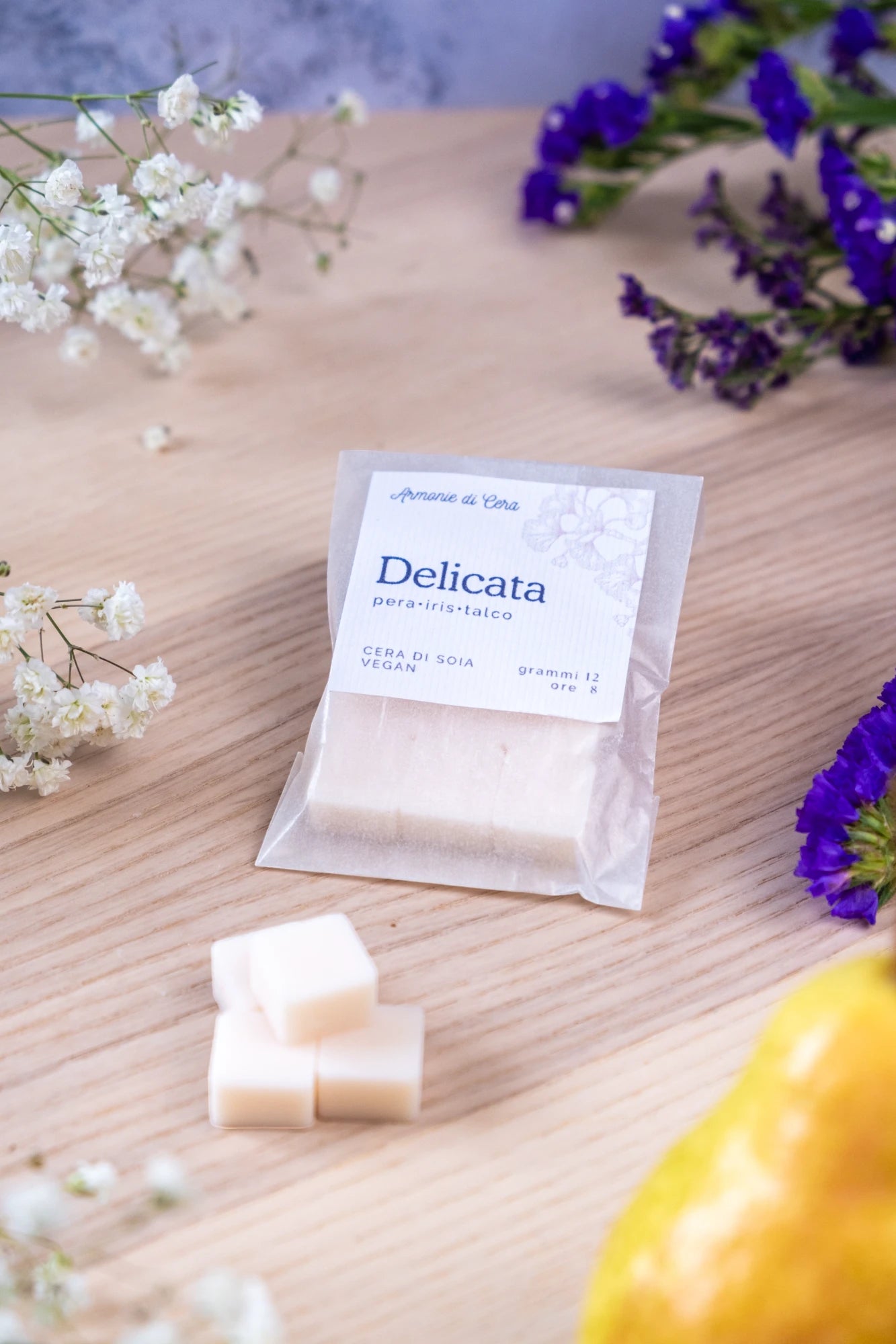 Delicata • pera, iris e talco