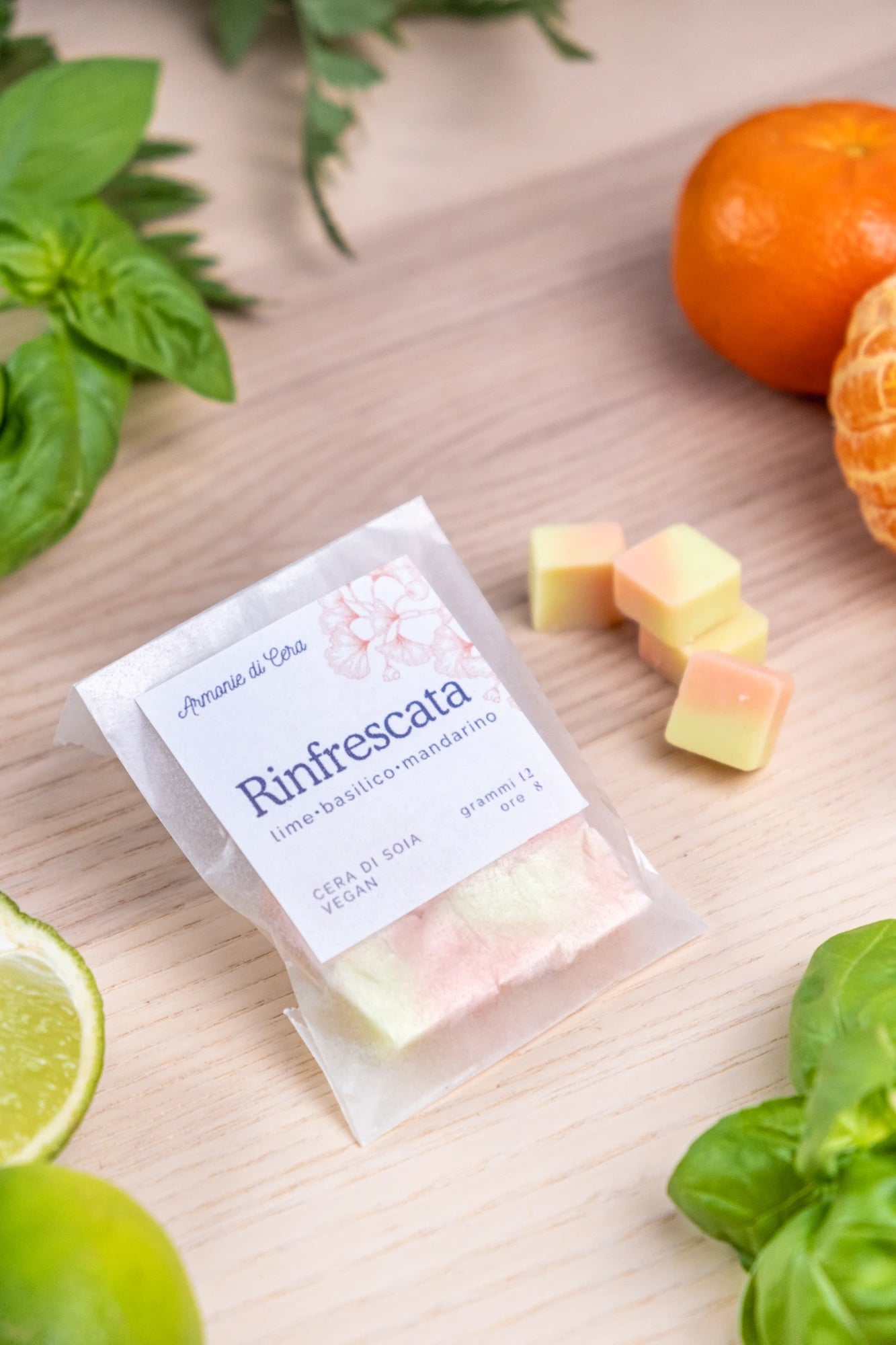 Rinfrescata • lime, basilico e mandarino