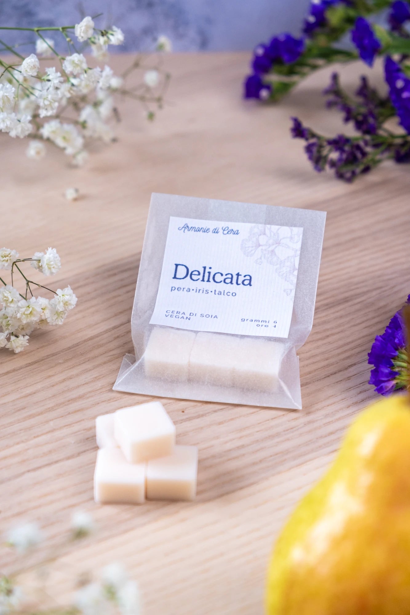 Delicata • pera, iris e talco