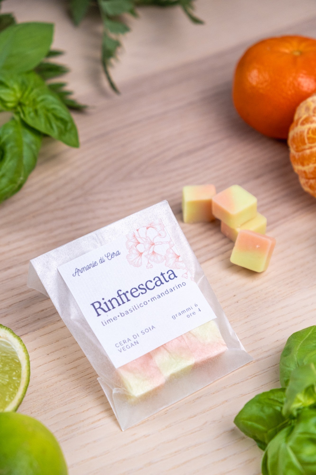 Rinfrescata • lime, basilico e mandarino
