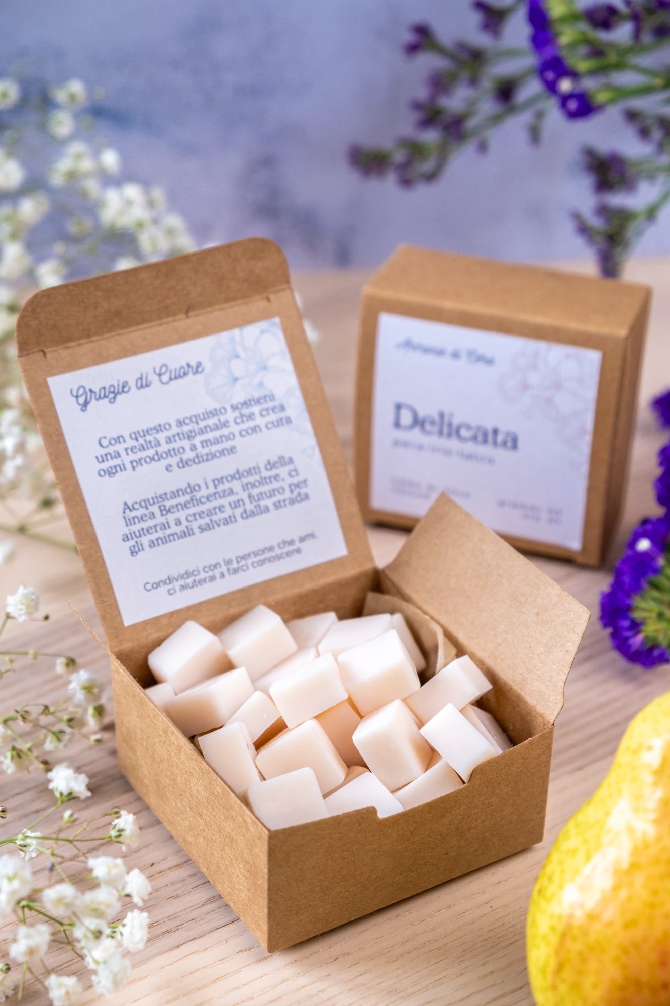 Delicata • pera, iris e talco
