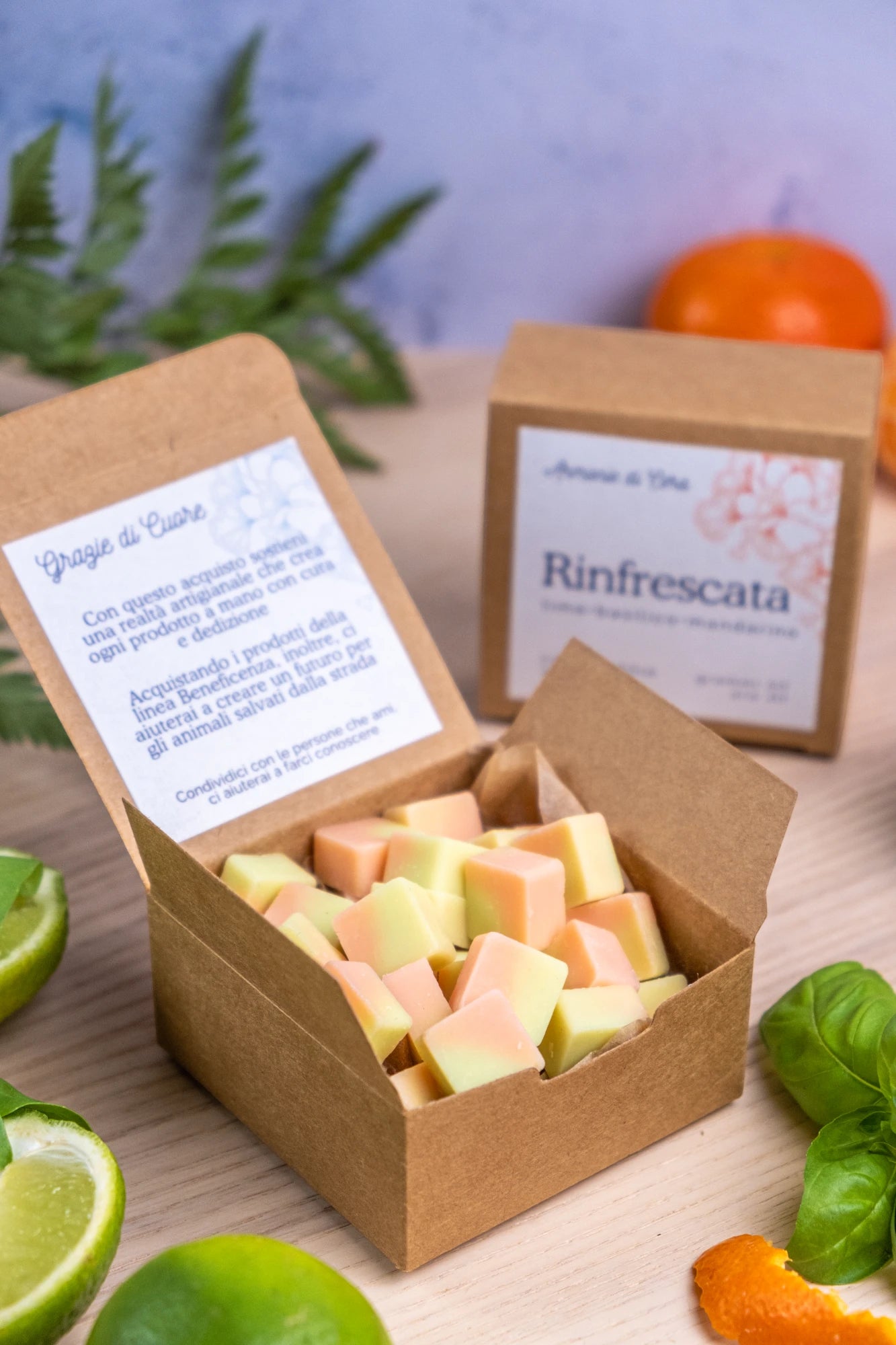 Rinfrescata • lime, basilico e mandarino
