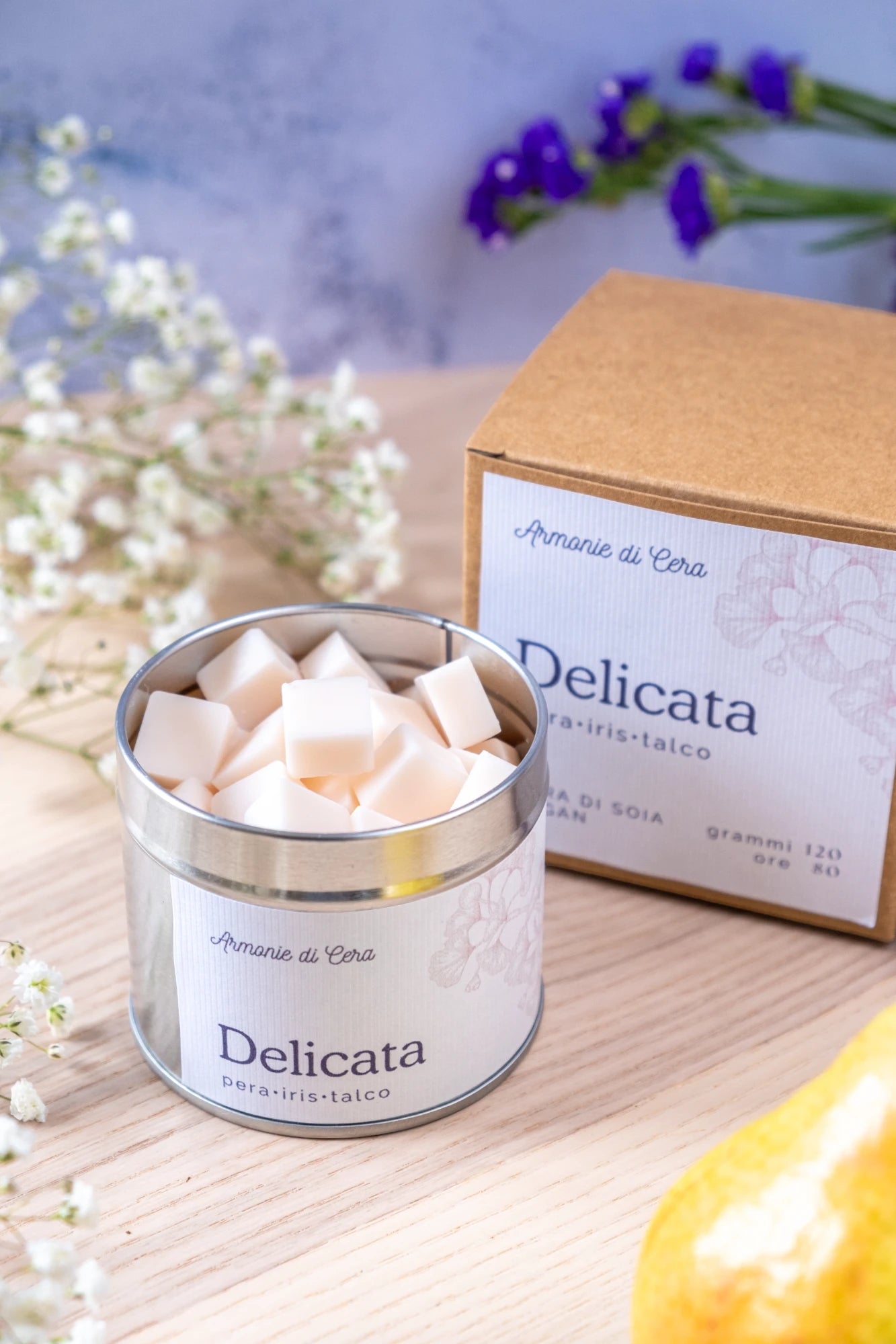Delicata • pera, iris e talco