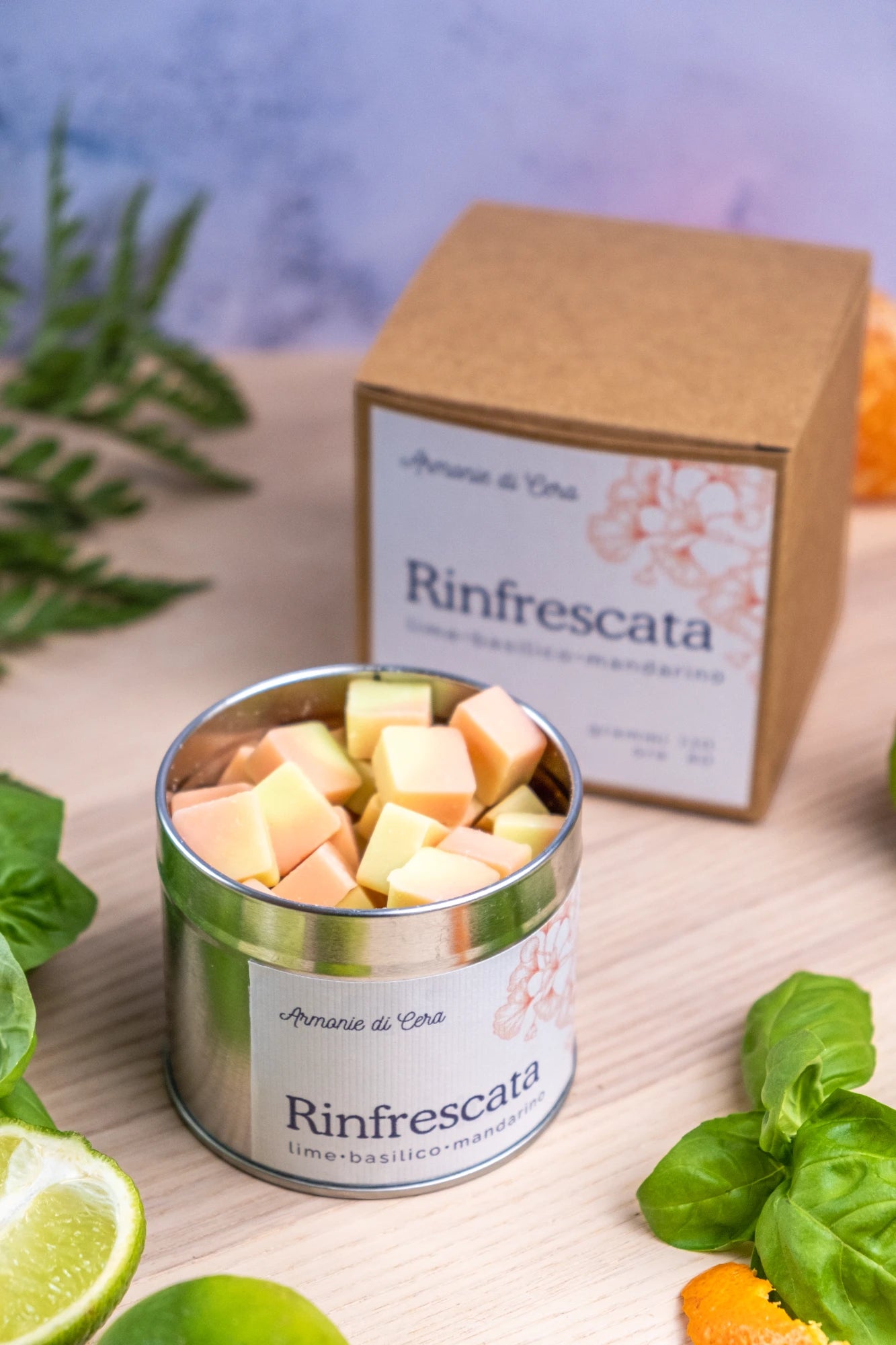 Rinfrescata • lime, basilico e mandarino