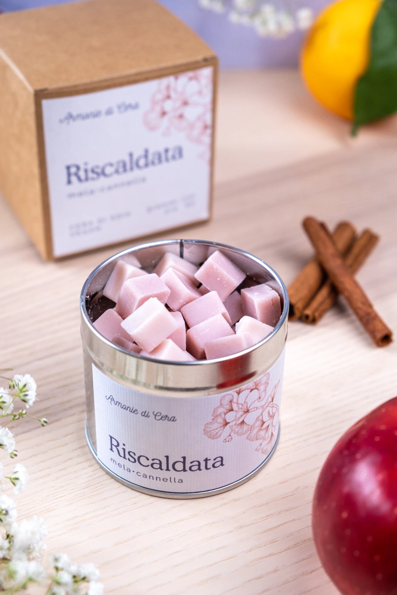 Riscaldata • mela e cannella
