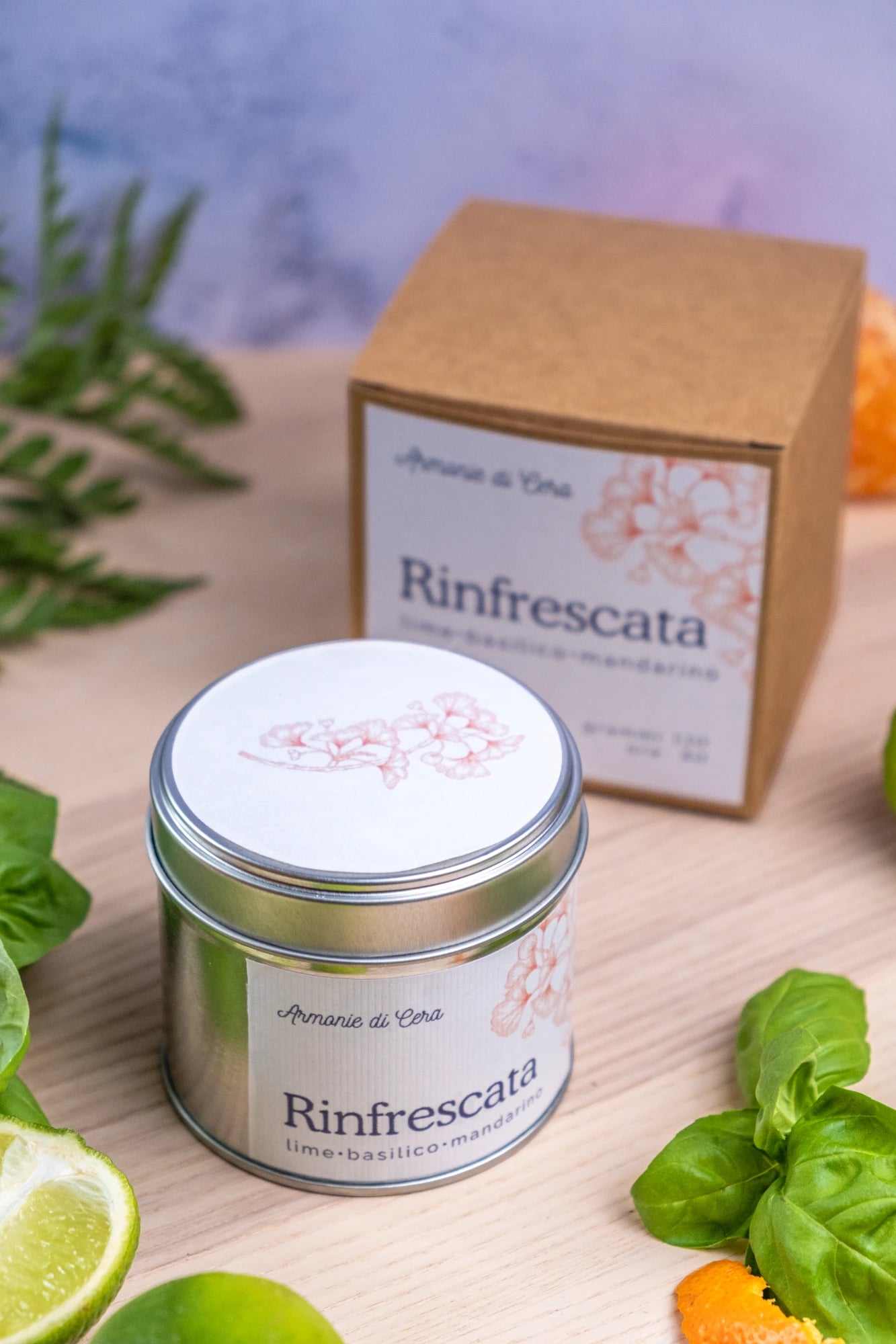Rinfrescata • lime, basilico e mandarino