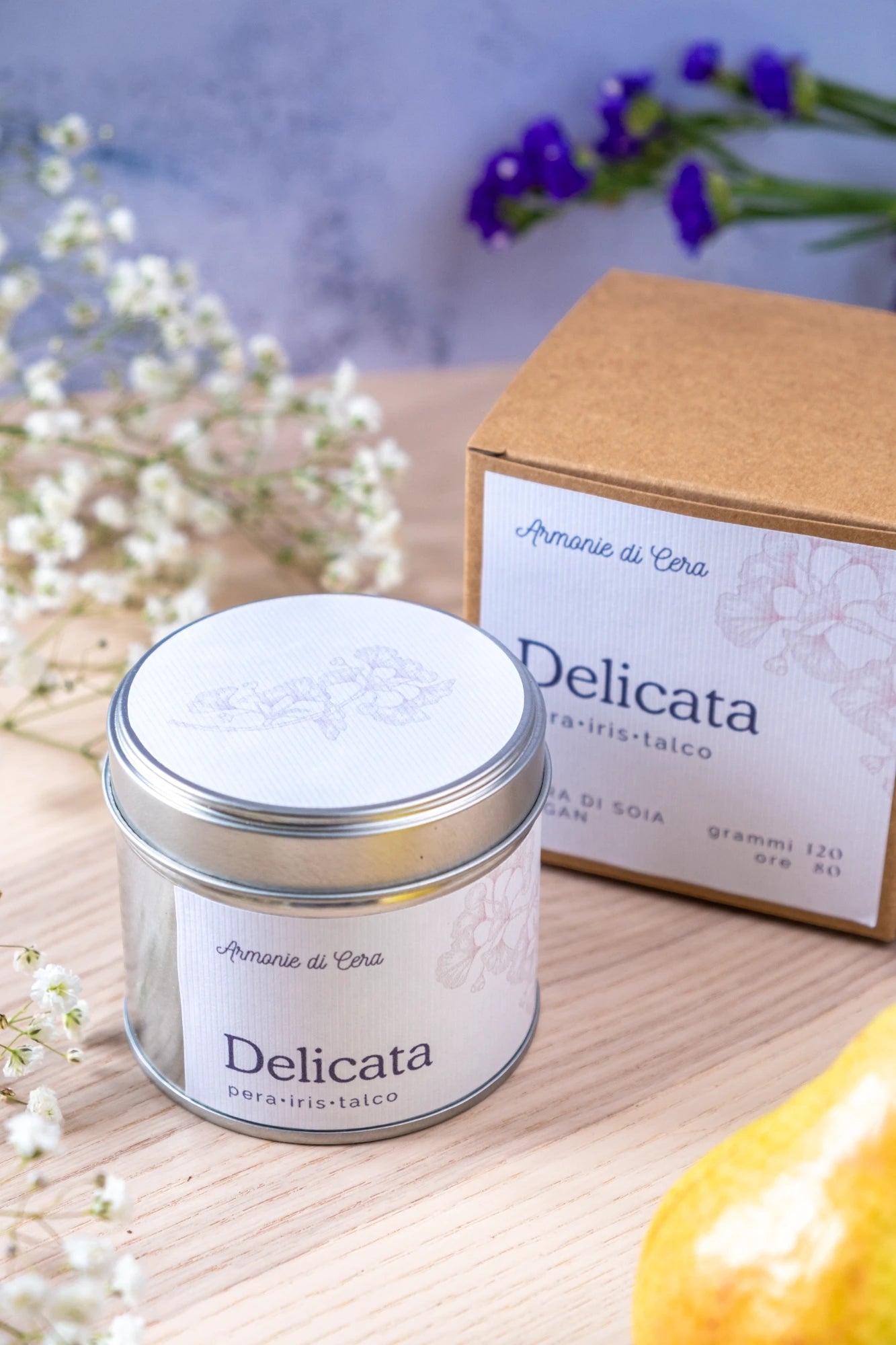 Delicata • pera, iris e talco