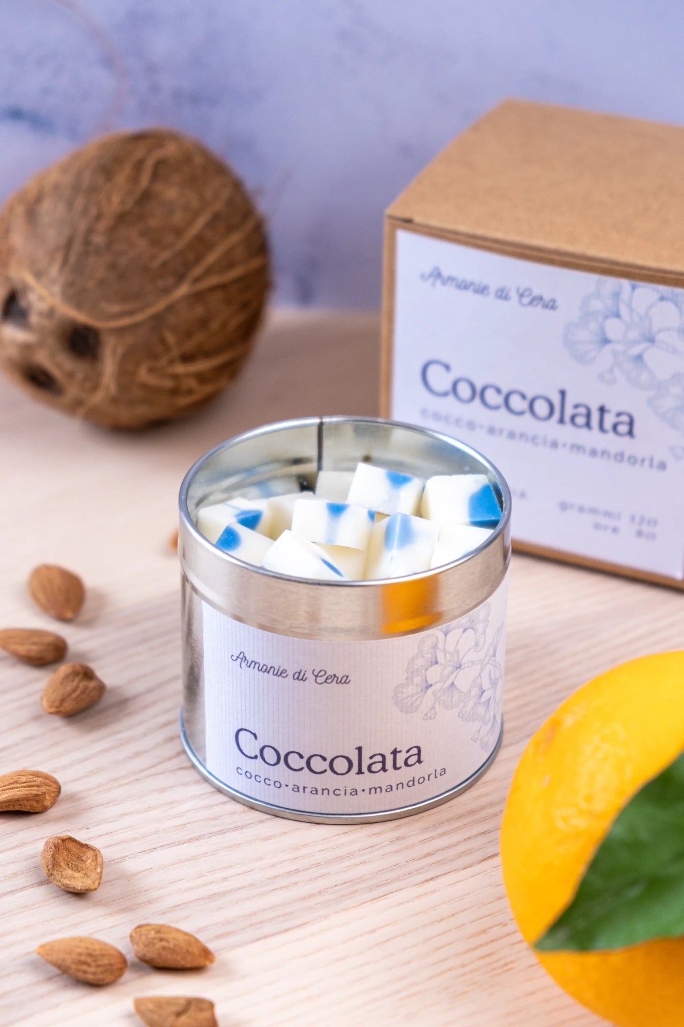 Coccolata • cocco, arancia e mandorla