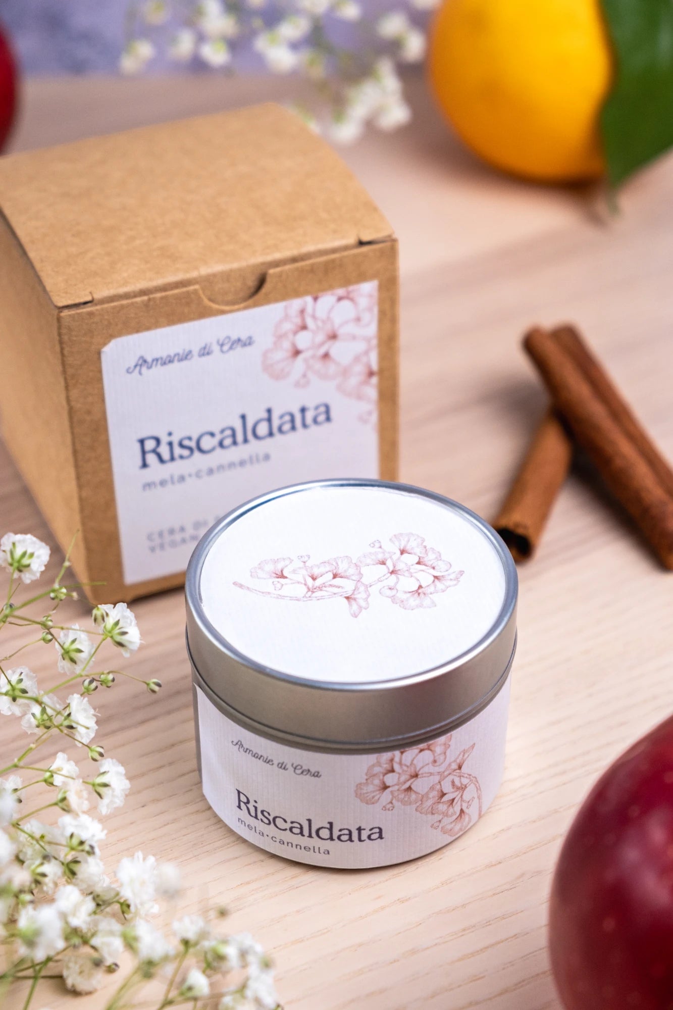 Riscaldata • mela e cannella