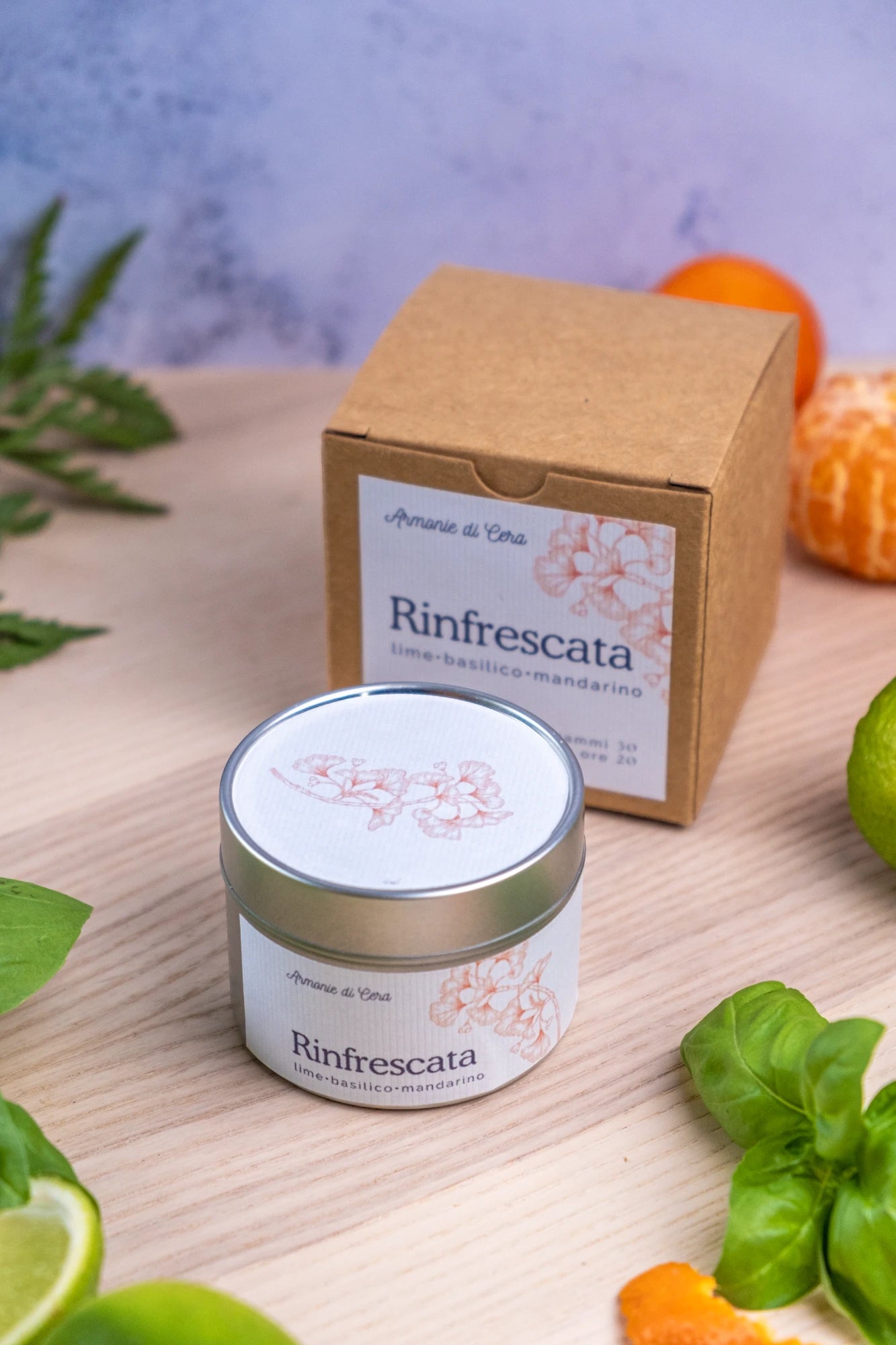Rinfrescata • lime, basilico e mandarino