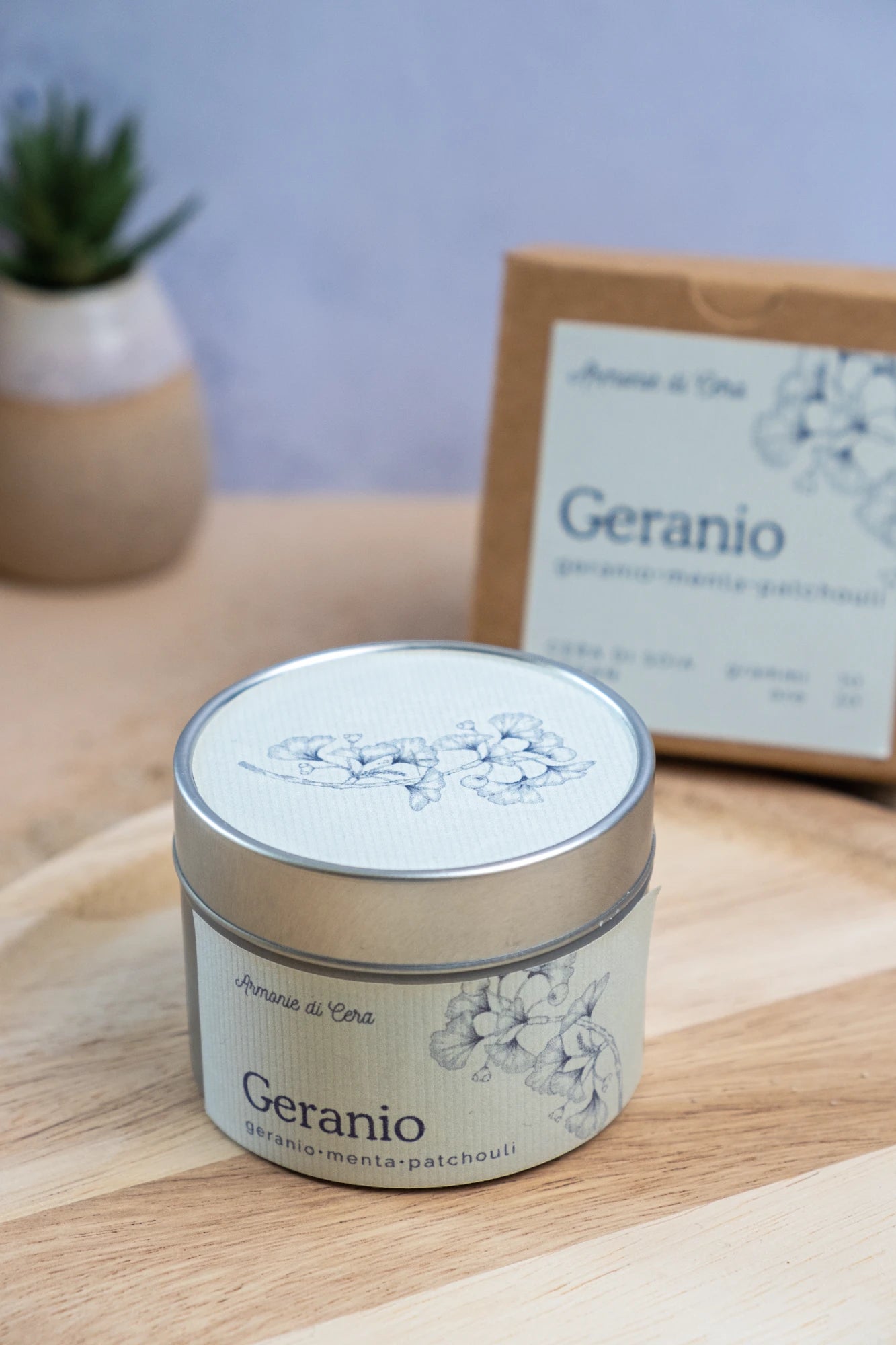 Geranio • geranio, menta e patchouli