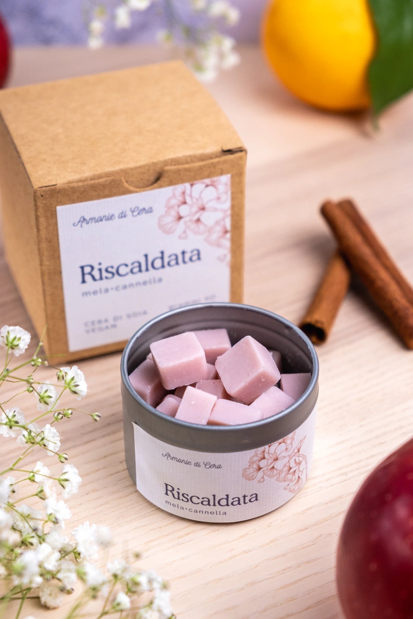 Riscaldata • mela e cannella