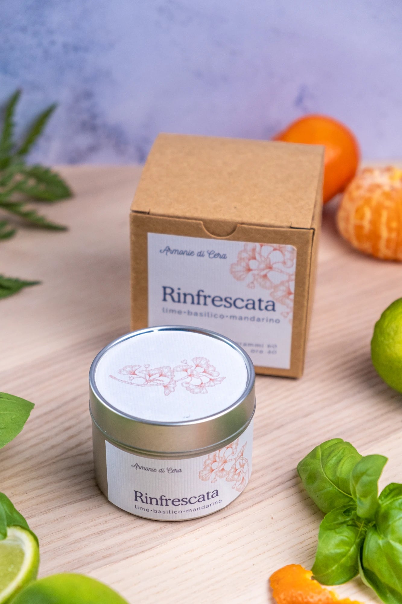 Rinfrescata • lime, basilico e mandarino