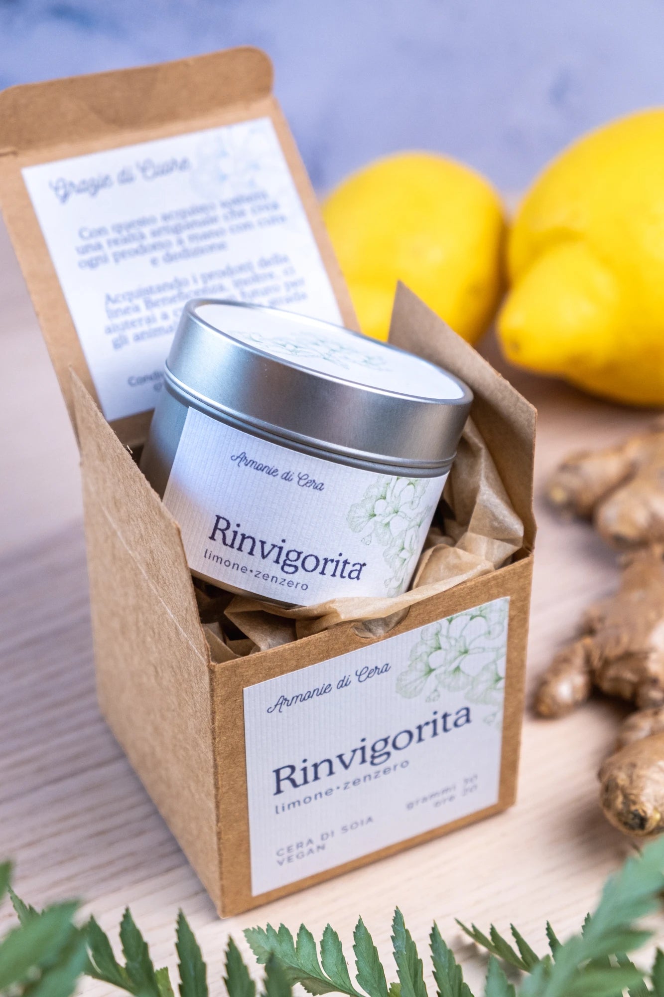 Rinvigorita • limone e zenzero