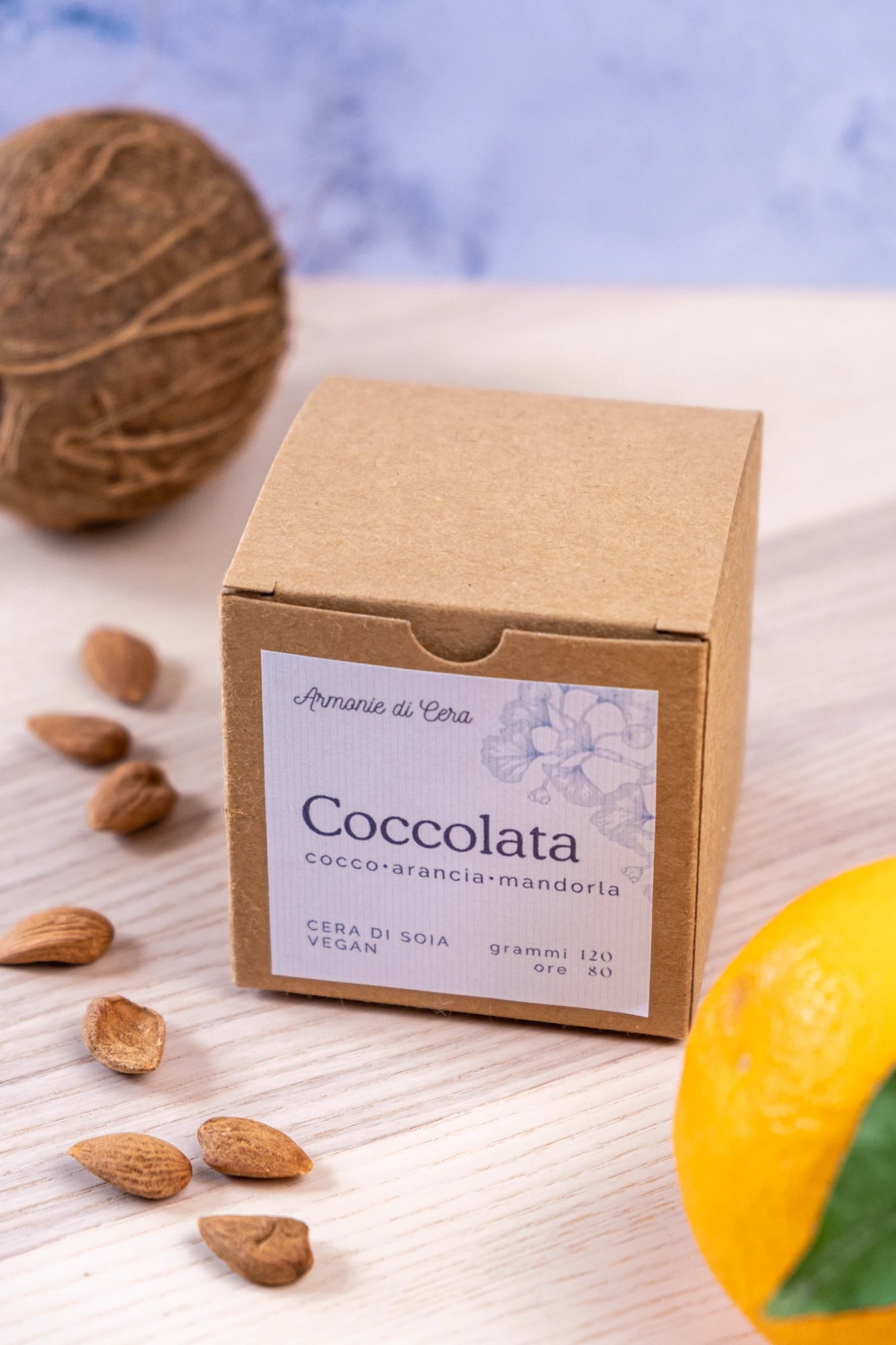 Coccolata • cocco, arancia e mandorla