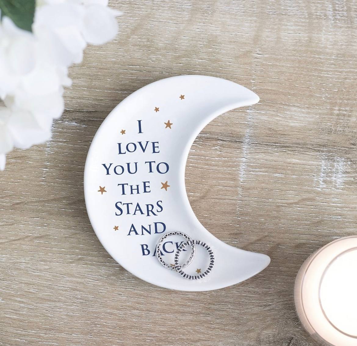 Piattino "Love you to the stars and back"