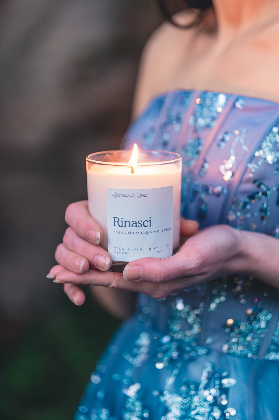 Rinasci • rosmarino, acqua, muschio