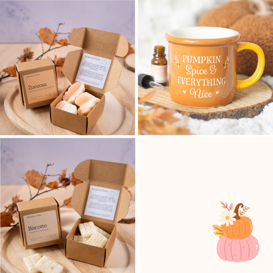 Bruciatore Tazza Pumpkin Spice + cialde autunno