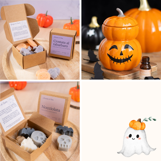 Bruciatore Zucchette + cialde Halloween